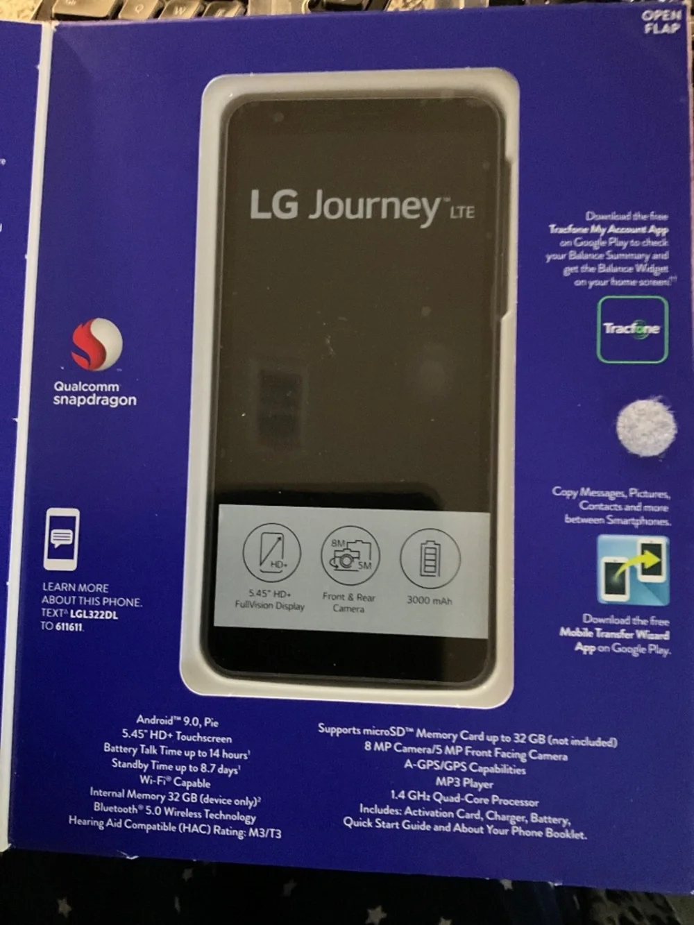 Tracfone. LG Journey.
